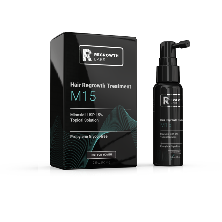 beløb jeg er træt Uændret REGROWTH LABS M15 NO PG (15% minoxidil) - Minoxidil